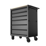 Hyper Tough Hyper Stack 27-Inch 6-Drawer Rolling Tool Cabinet, Black Steel Garage Tool Storage Chest - Image 10