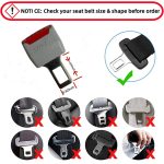 2Pcs Original,Belt Buttons Buckles Width Buckle Up to Safely（grey） - Image 2