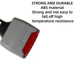 2Pcs Original,Belt Buttons Buckles Width Buckle Up to Safely（grey） - Image 3