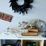 Joyfy Halloween Skeleton Fish Skeleton Halloween Decor,Plastic Skeleton with LED Eye for Halloween Decoration Outdoor Haunted House Party - Image 31