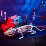 Joyfy Halloween Skeleton Fish Skeleton Halloween Decor,Plastic Skeleton with LED Eye for Halloween Decoration Outdoor Haunted House Party - Image 20