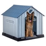 Waleaf Plastic Dog House Outdoor Indoor for Small Medium Larige Dogs,Waterproof Dog Houses with Elevated Floor and Air Vents,Durable Ventilate & Easy Clean and Assemble - Image 8