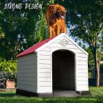 Waleaf Plastic Dog House Outdoor Indoor for Small Medium Larige Dogs,Waterproof Dog Houses with Elevated Floor and Air Vents,Durable Ventilate & Easy Clean and Assemble - Image 27